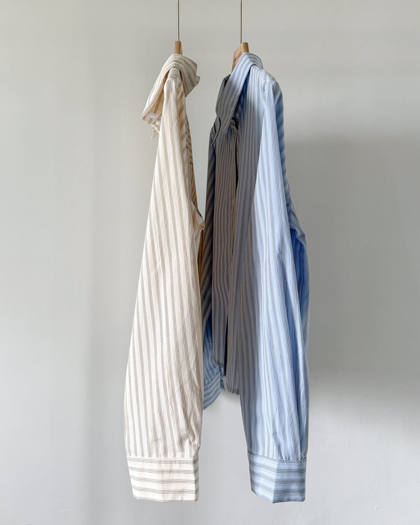Esther Premium Cotton Striped Tailored Long Sleeve Shirt