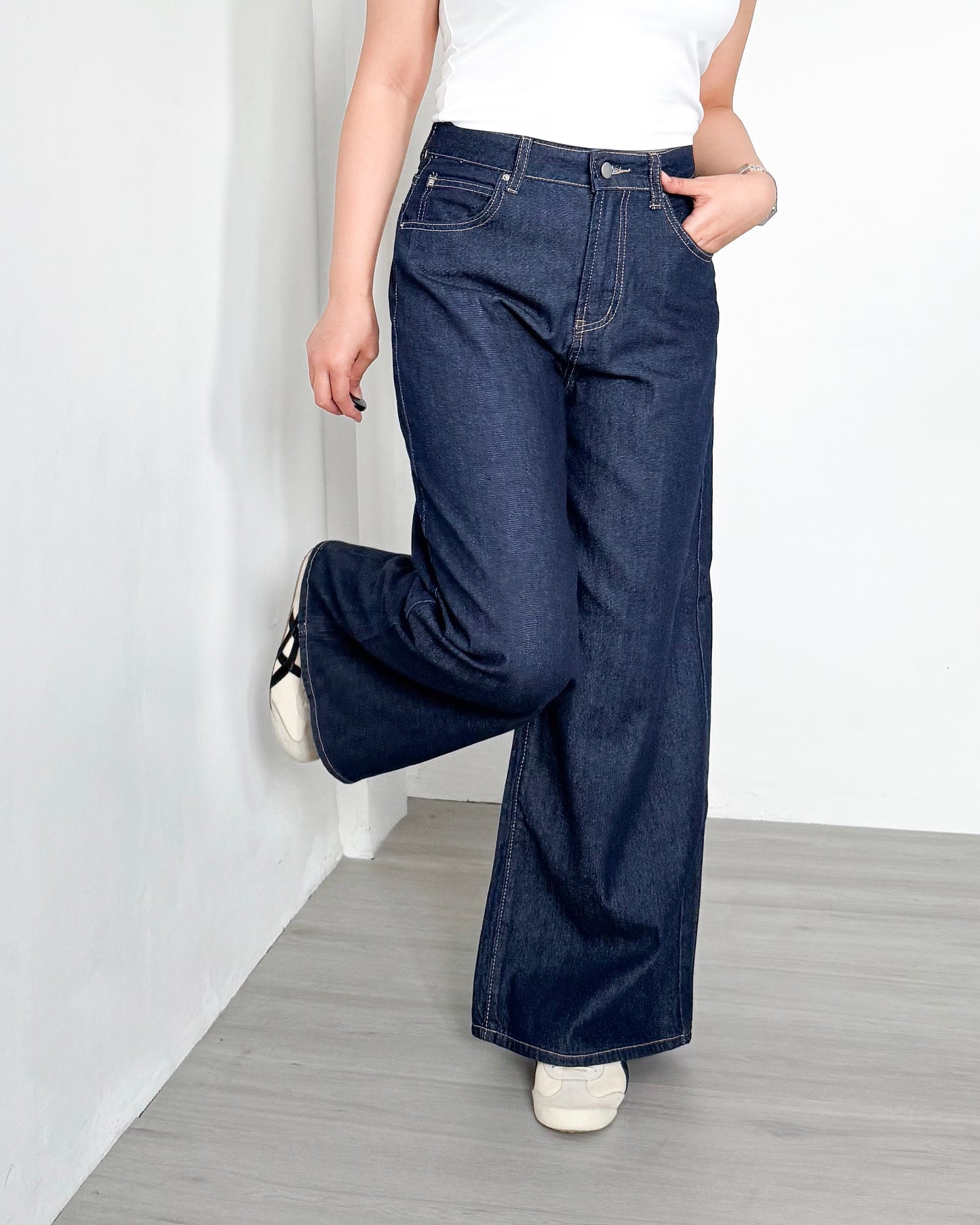 Tala Wide Leg Denim Jeans
