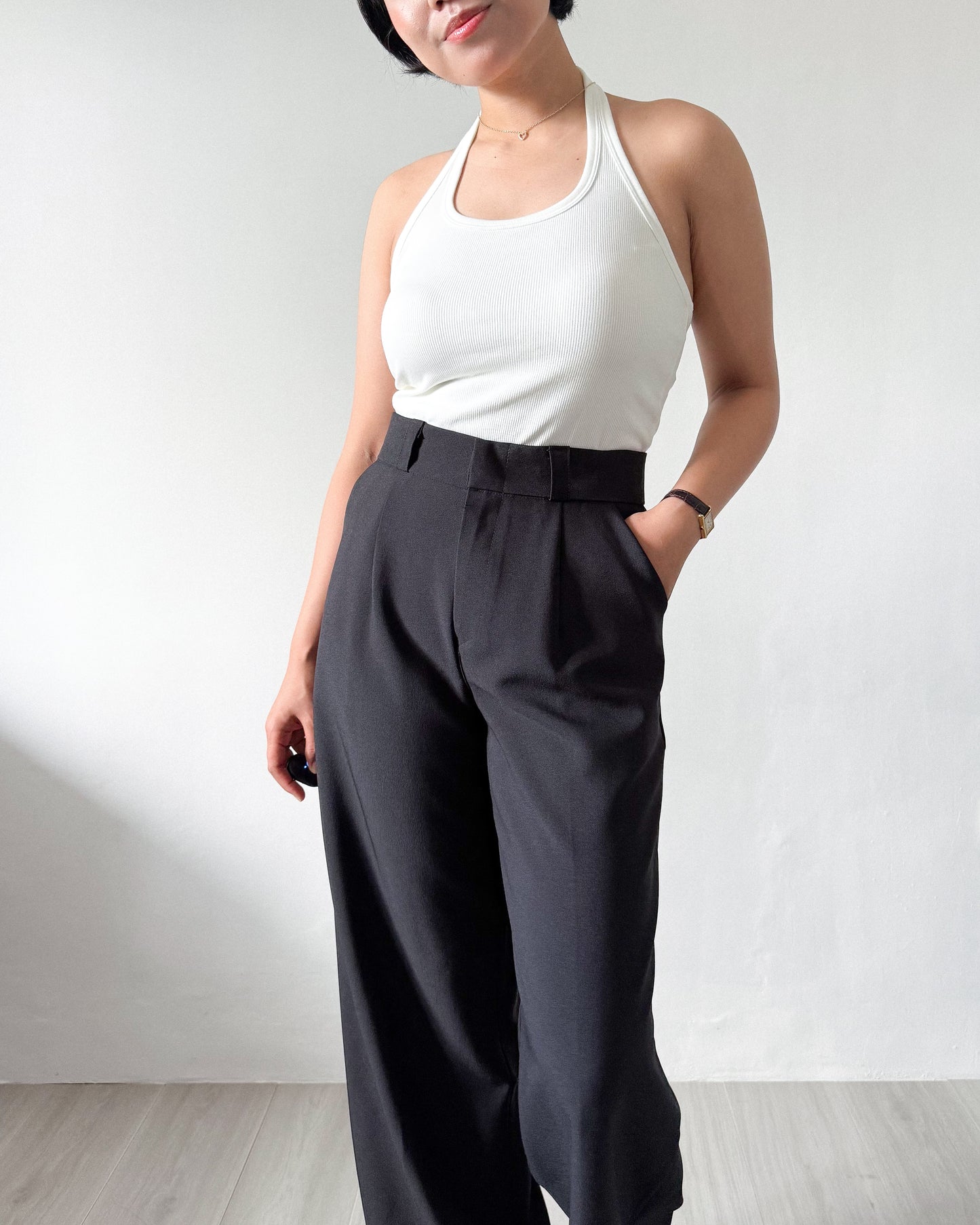 Ezra Linen Blend Wide Pants