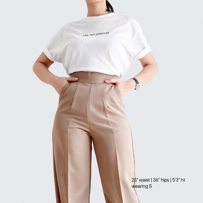 Madonna Pleated Straight Pants