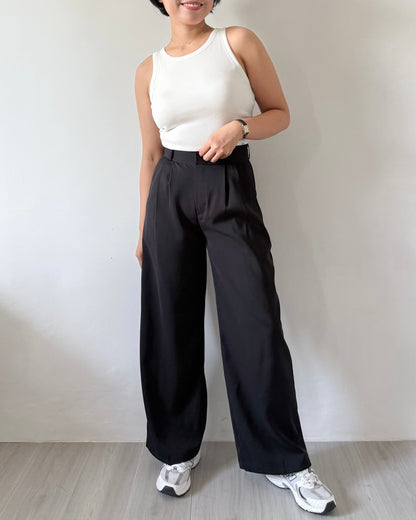Bernice Pleated Relaxed Wide Pants