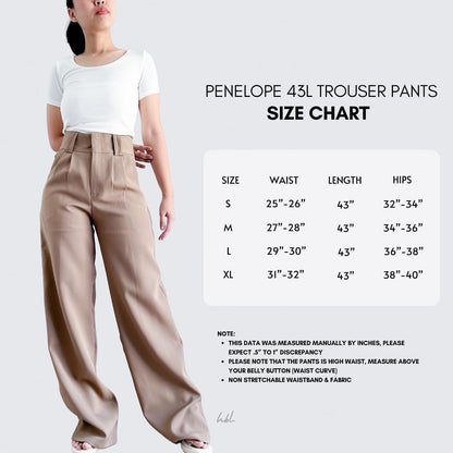 Penelope Pleated Straight Pants (Longer Length)