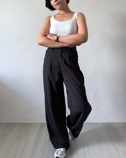 Mary Pleated Relaxed Wide Pants
