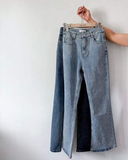 Elle Flared High Waisted Denim Jeans
