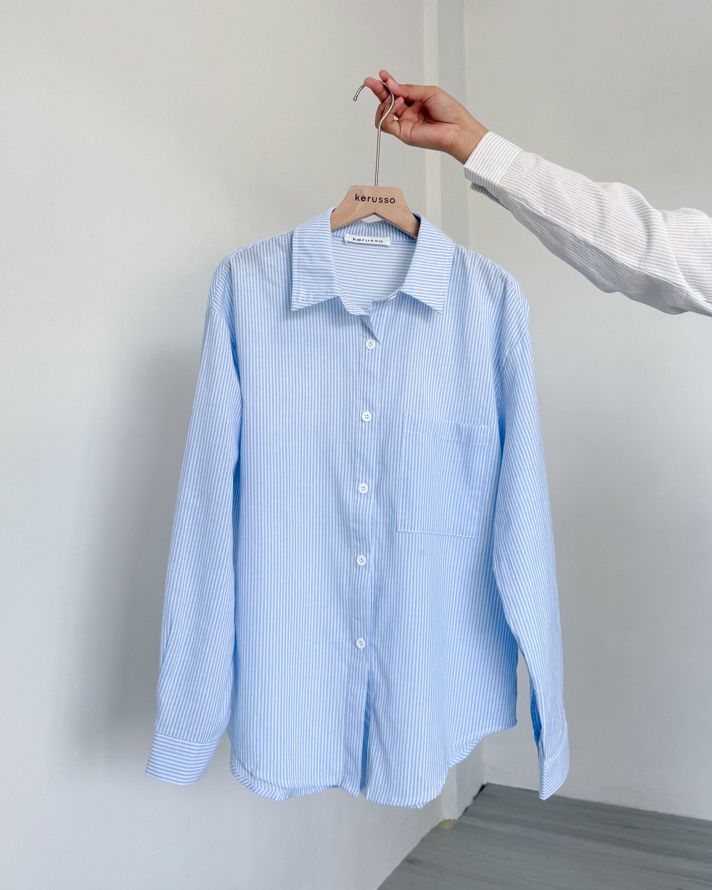 Kira Cotton Linen Oversized Long Sleeve Shirt