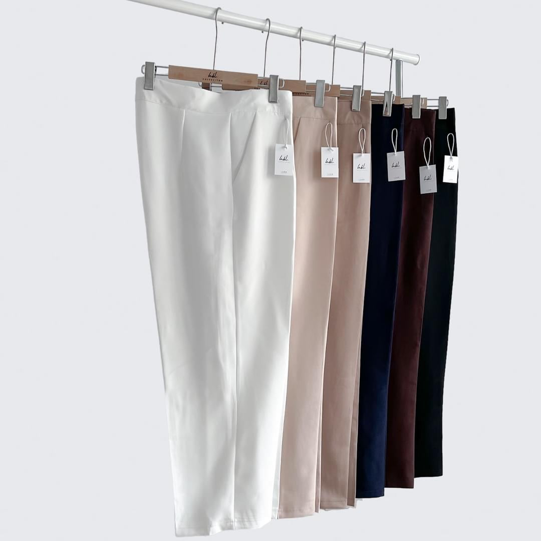 Mirabel Pleated Straight Pants (Plus-size)