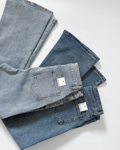 Elle Flared High Waisted Denim Jeans