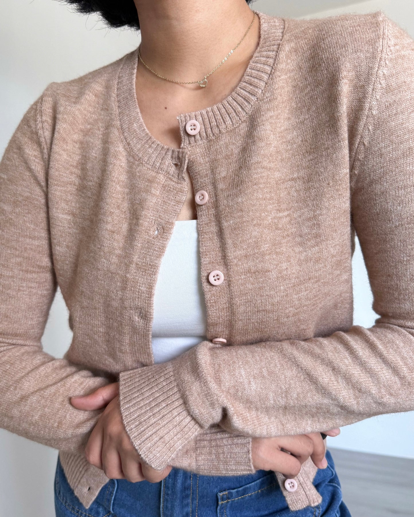 Esme Crew Neck Cardigan