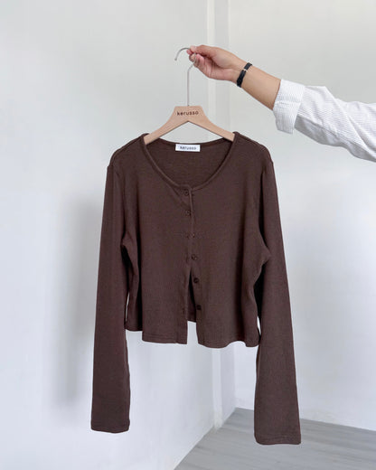 Alice Cropped Lightweight Cardigan