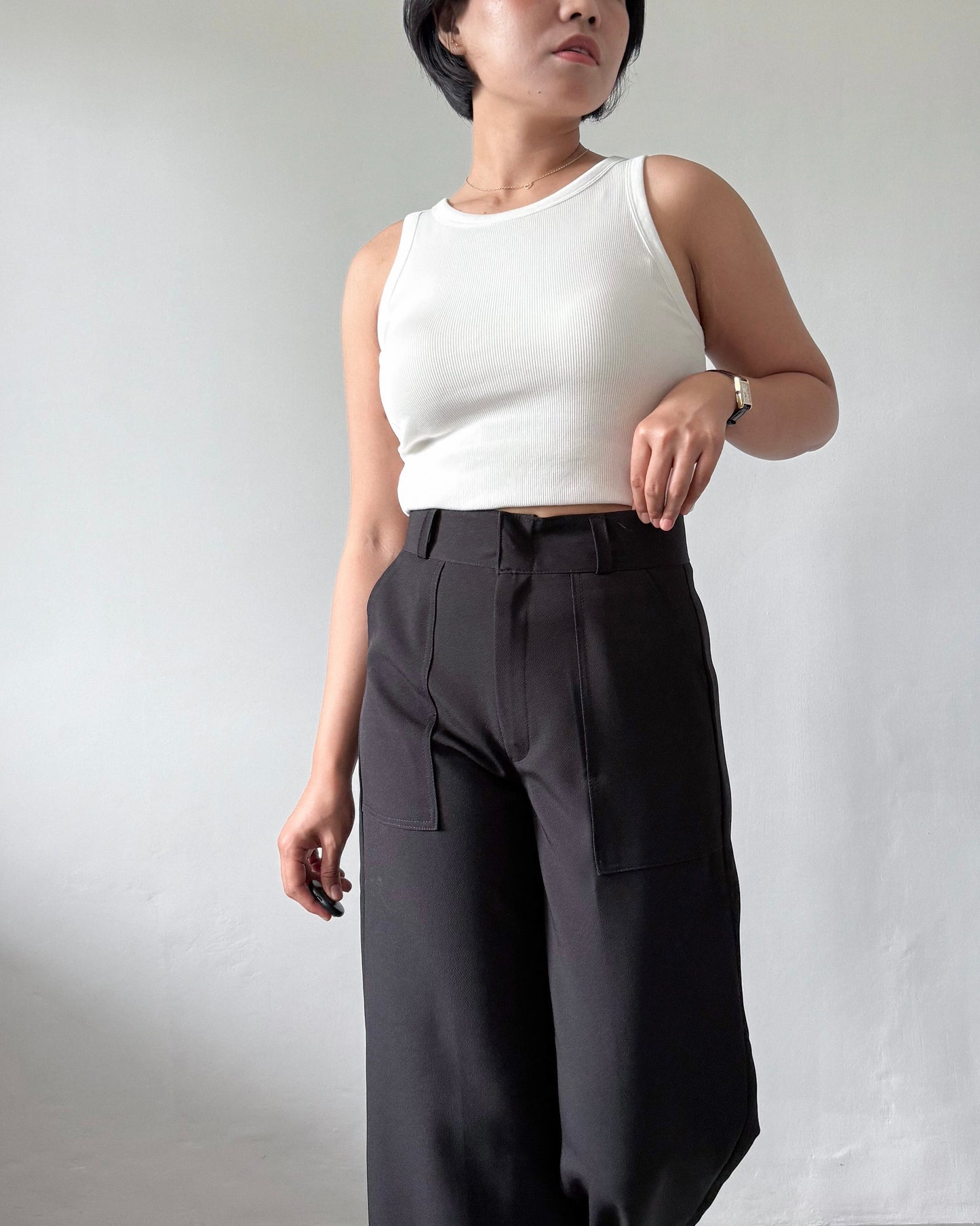 Faith Wide Straight Culottes Pants
