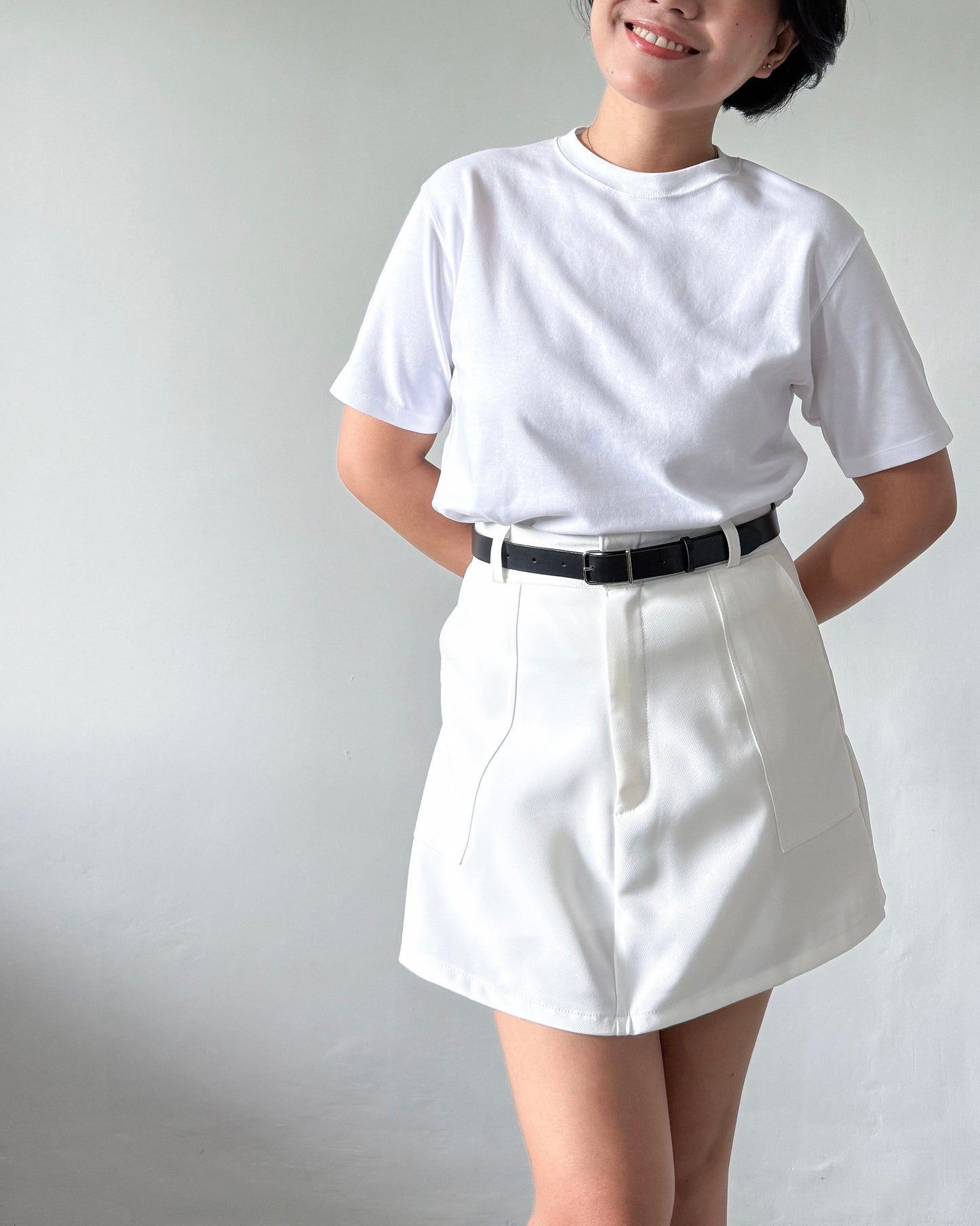 Lisa Skort with Belt Loop and Pockets