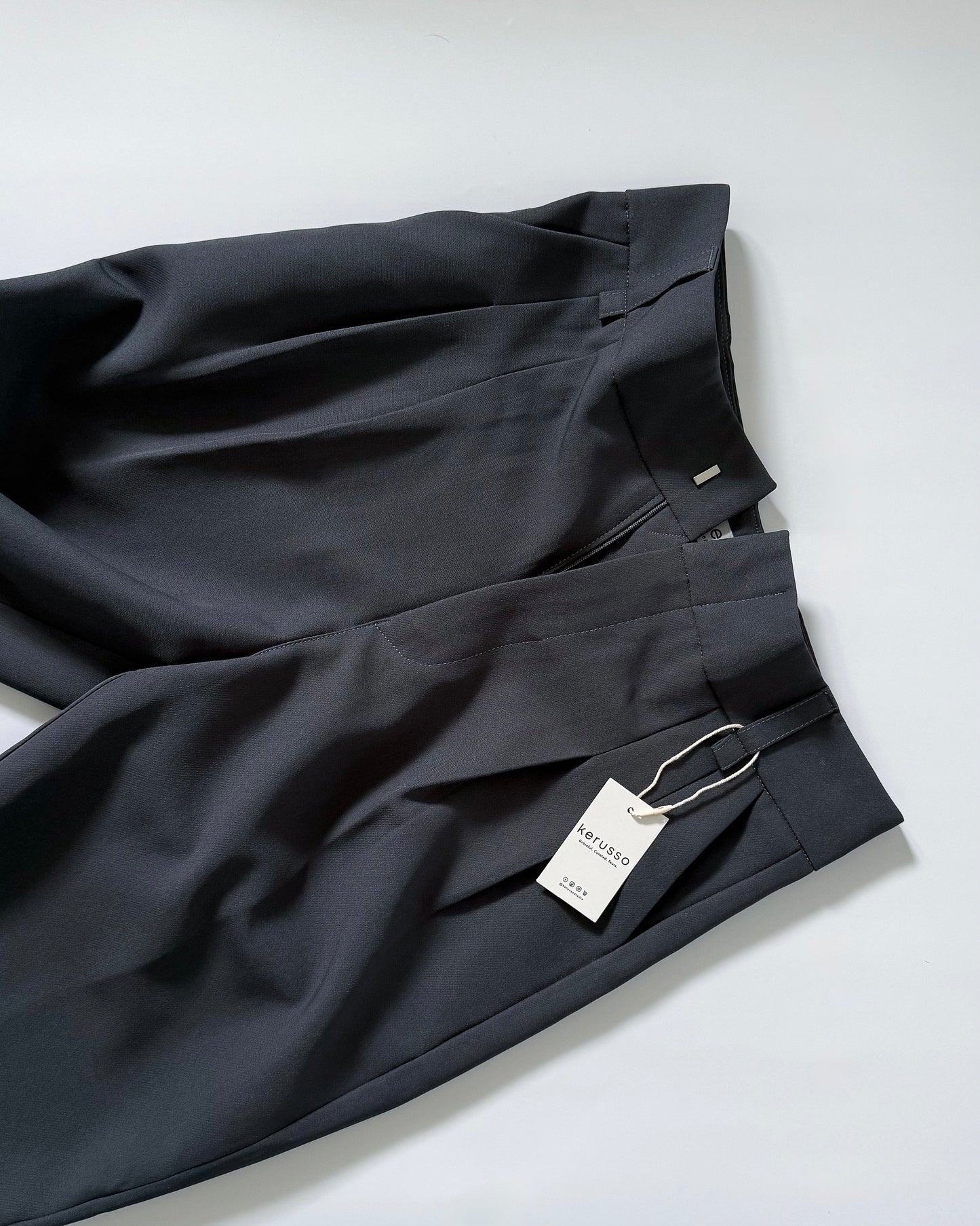 Ruth Pleated Tapered Ankle Pants