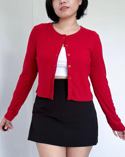 Alice Cropped Lightweight Cardigan