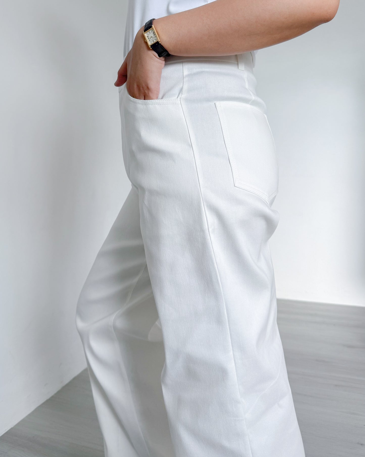 Celeste Straight Cut Structured Pants