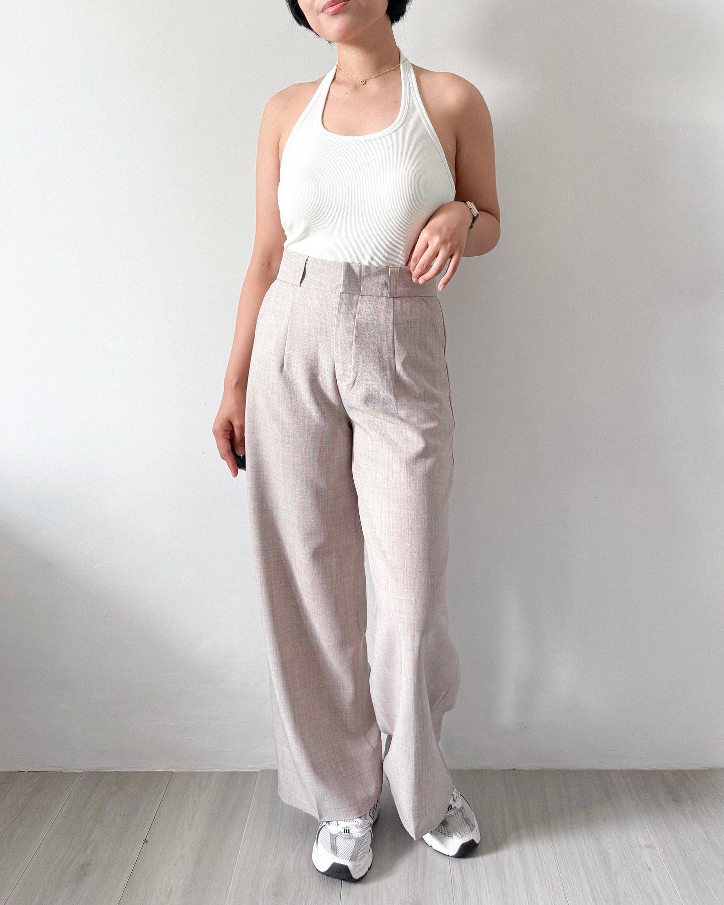 Ezra Linen Blend Wide Pants