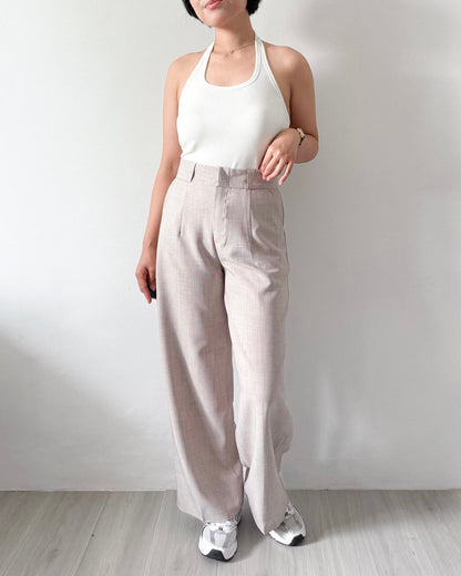 Ezra Linen Blend Wide Pants