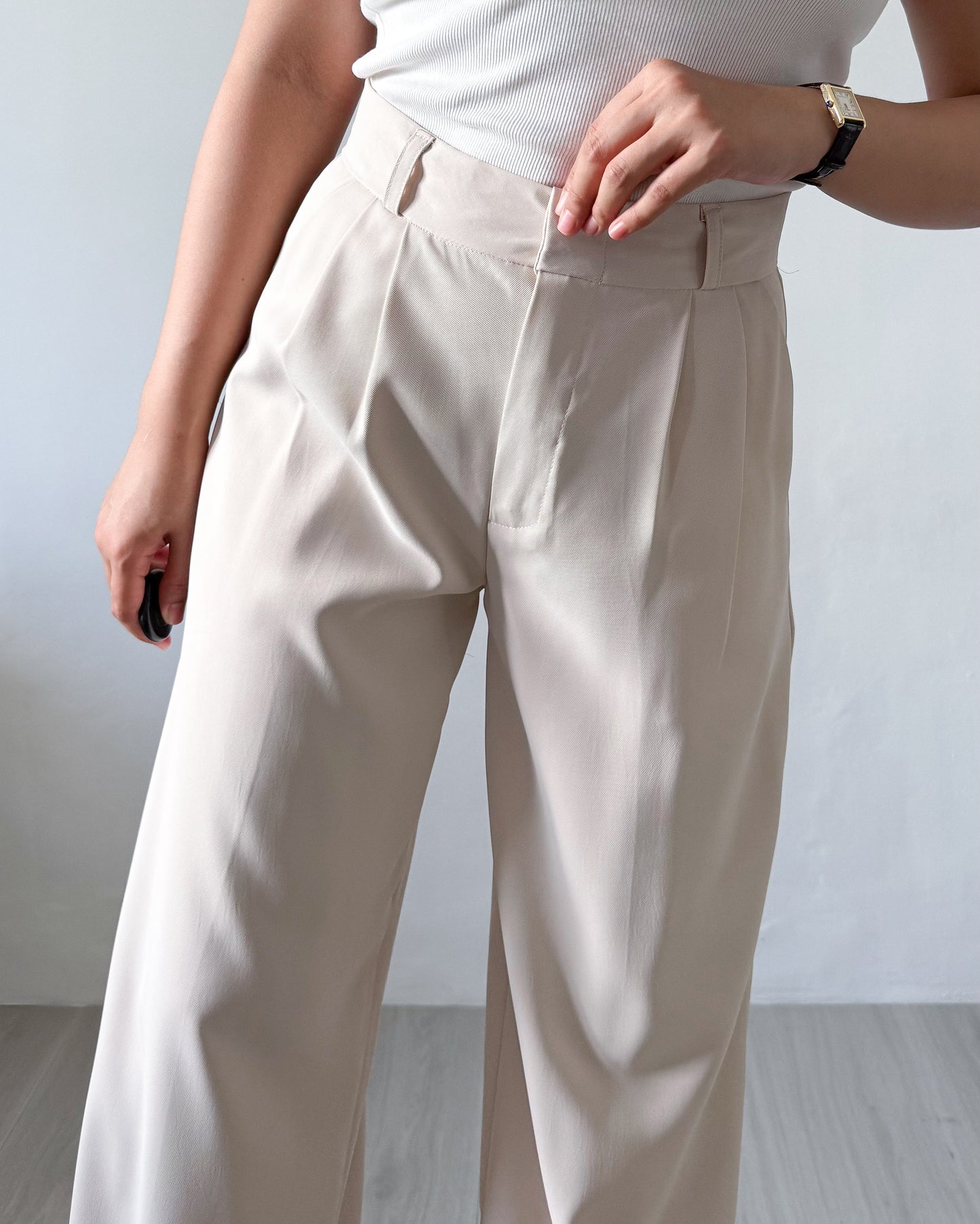 Bernice Pleated Relaxed Wide Pants