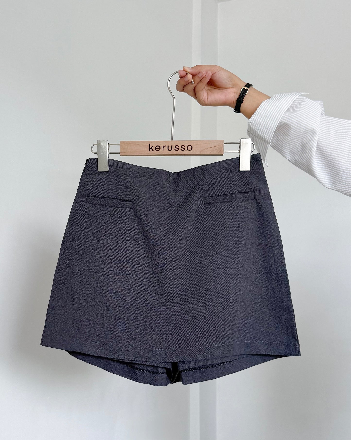 Thalia Tailored Skort with Pockets