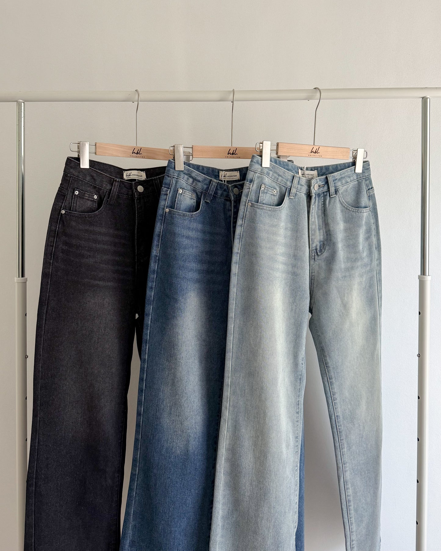 Rio Hard Denim Straight Jeans