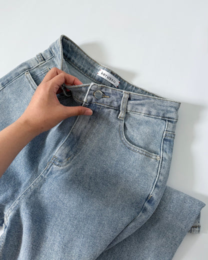 Elle Flared High Waisted Denim Jeans