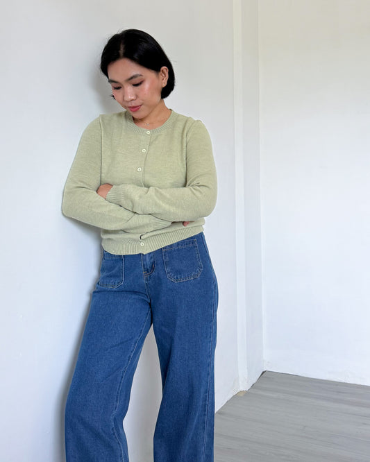 Esme Crew Neck Cardigan