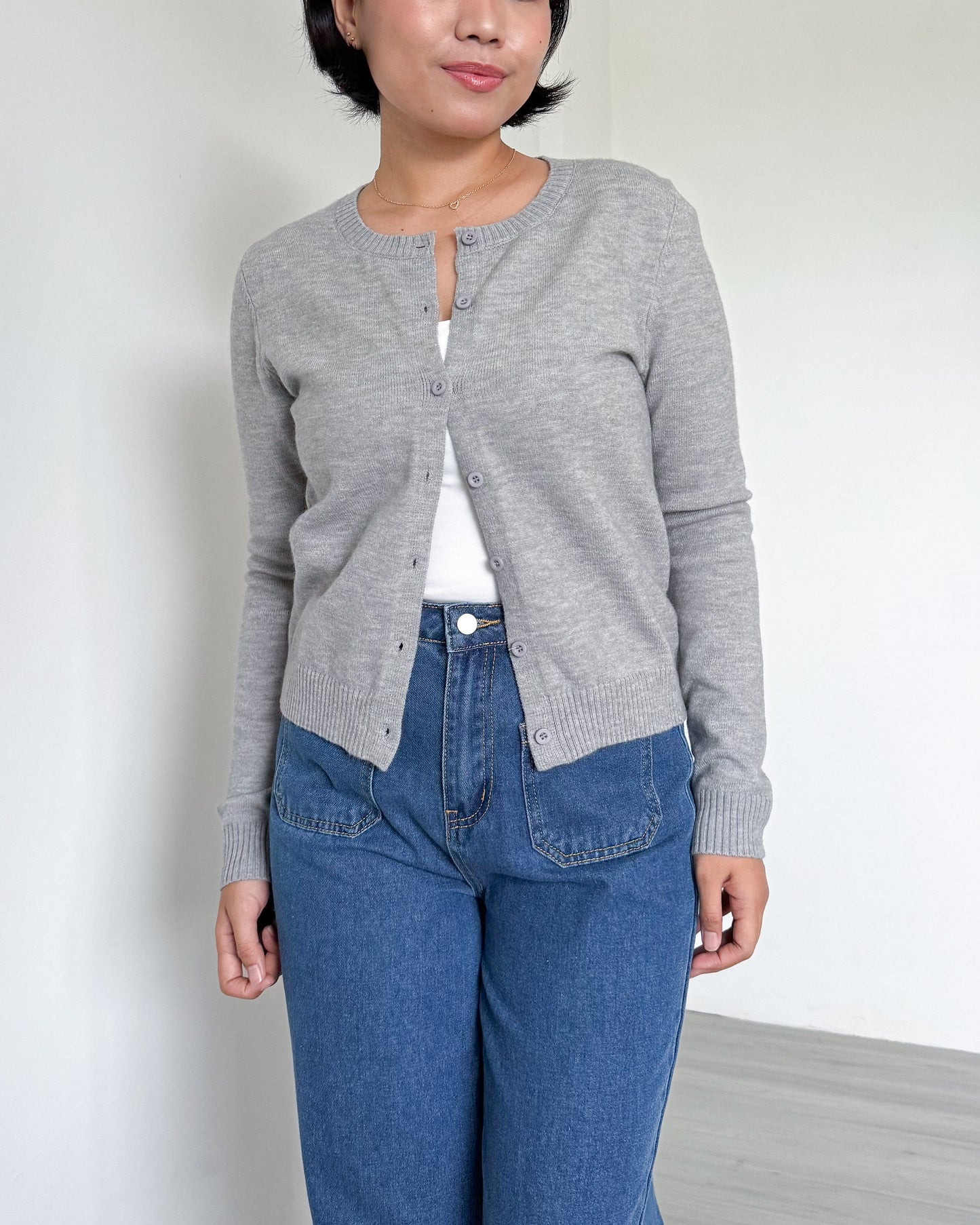 Esme Crew Neck Cardigan