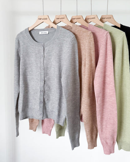 Esme Crew Neck Cardigan
