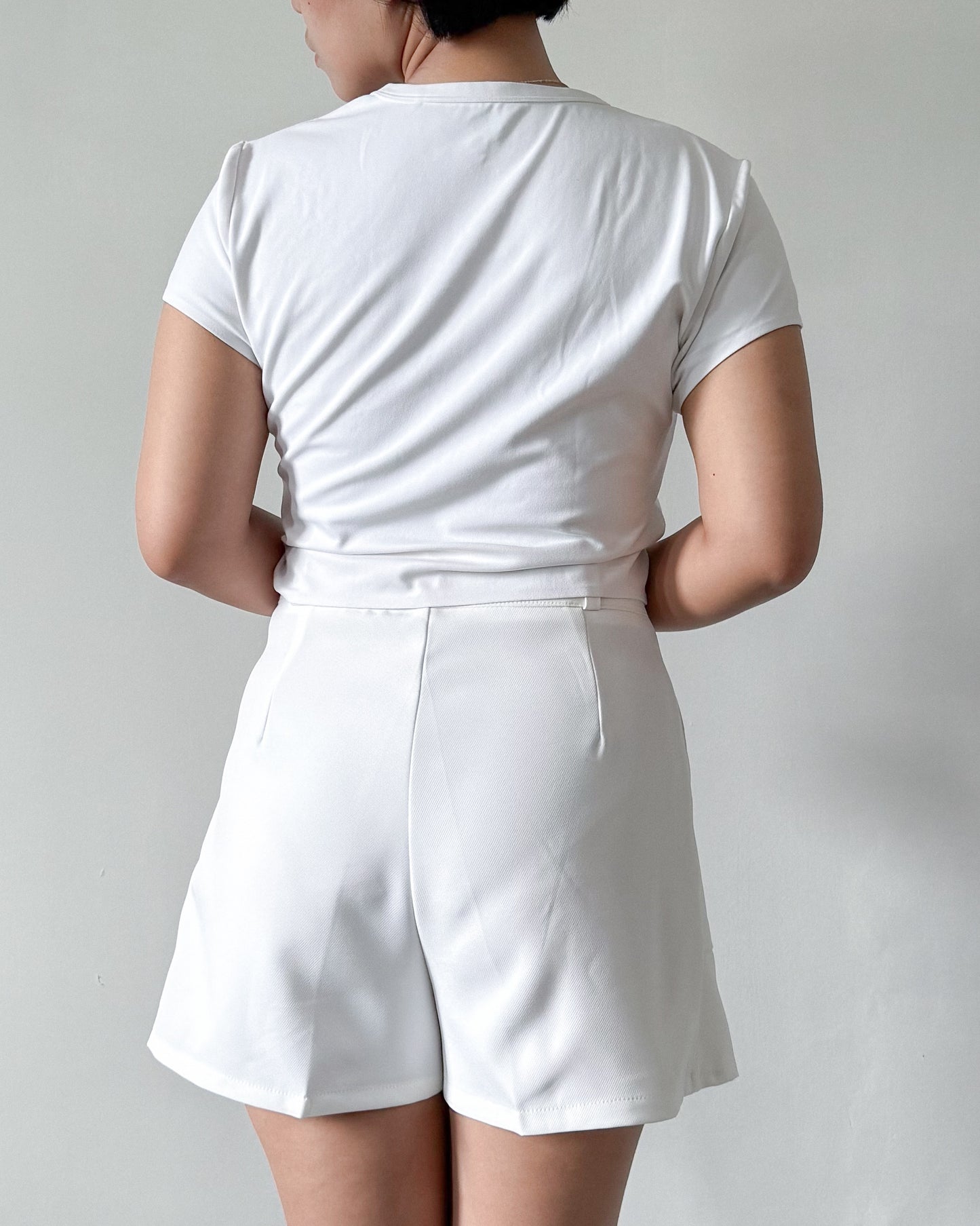 Lisa Skort with Belt Loop and Pockets
