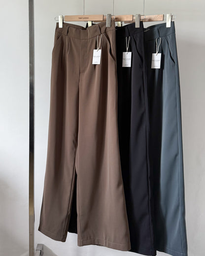 Bernice Pleated Relaxed Wide Pants