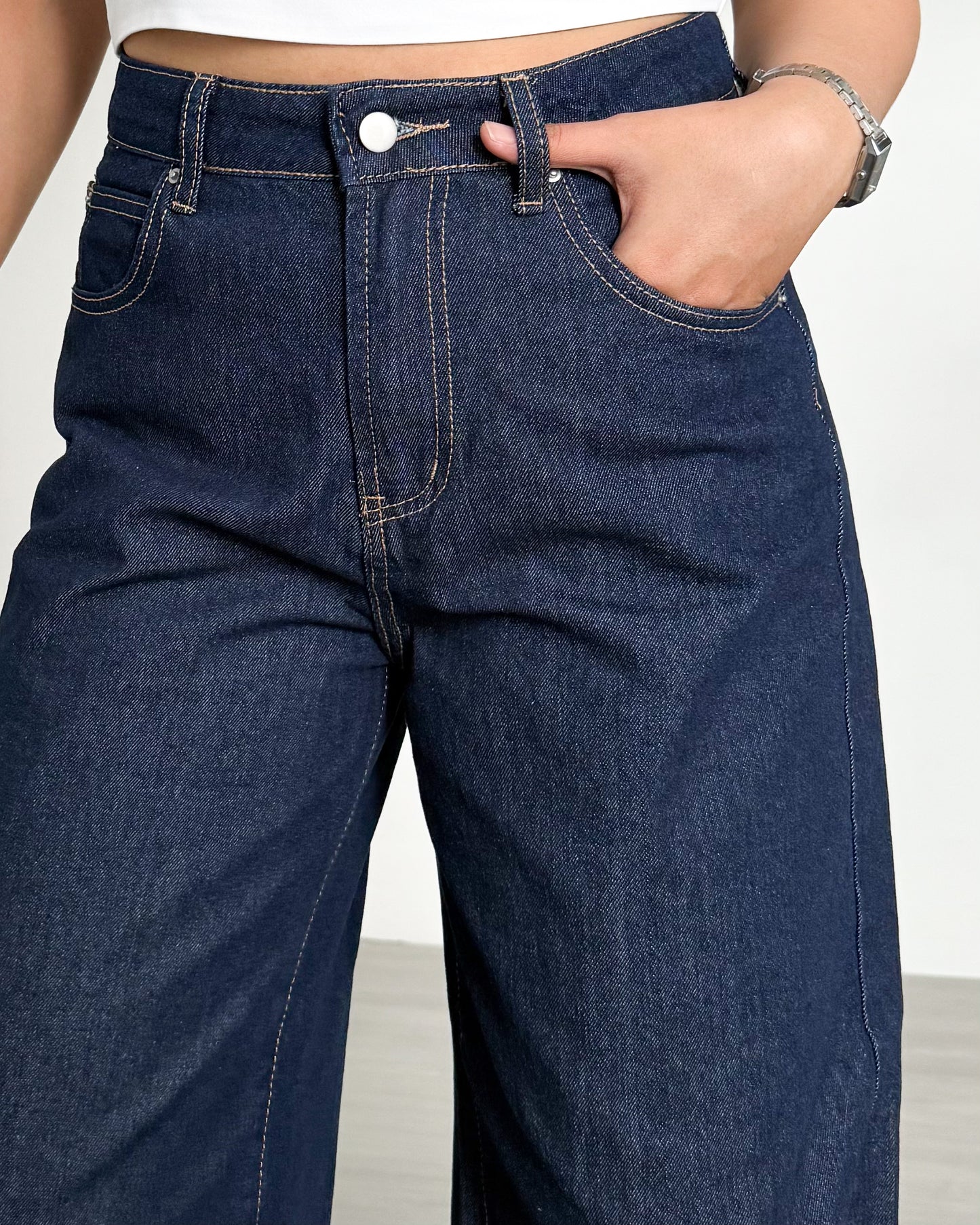 Tala Wide Leg Denim Jeans