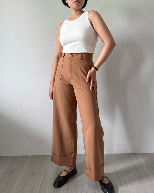 Faith Wide Straight Culottes Pants