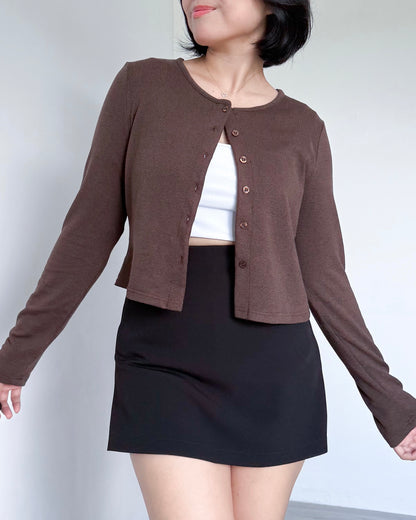 Alice Cropped Lightweight Cardigan