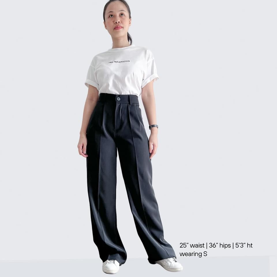 Katy Pleated Relaxed Straight Pants