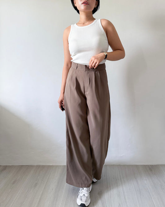 Bernice Pleated Relaxed Wide Pants