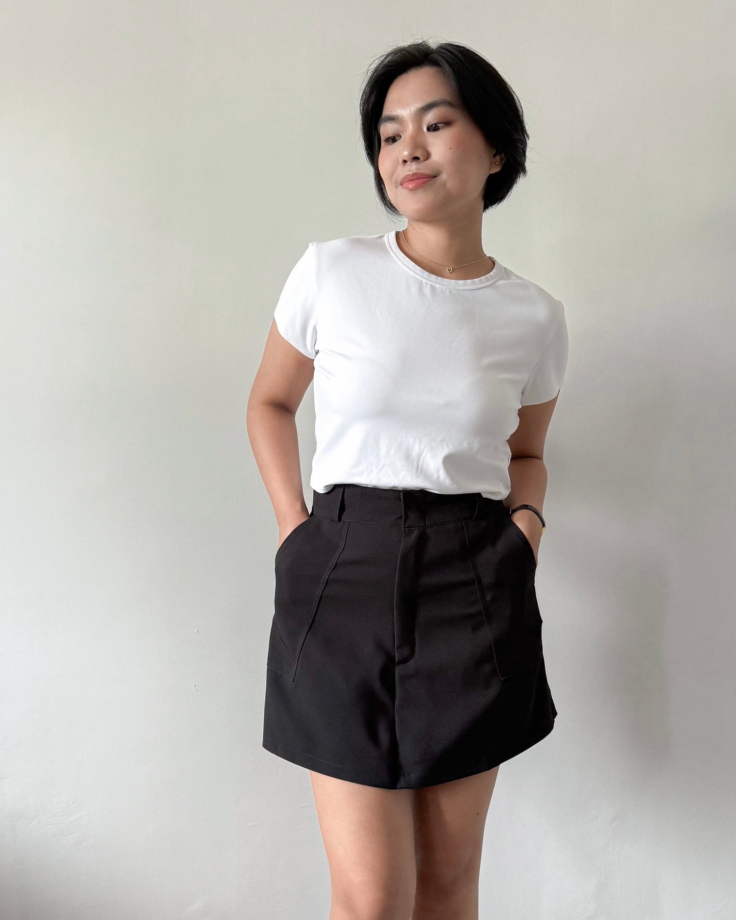 Lisa Skort with Belt Loop and Pockets