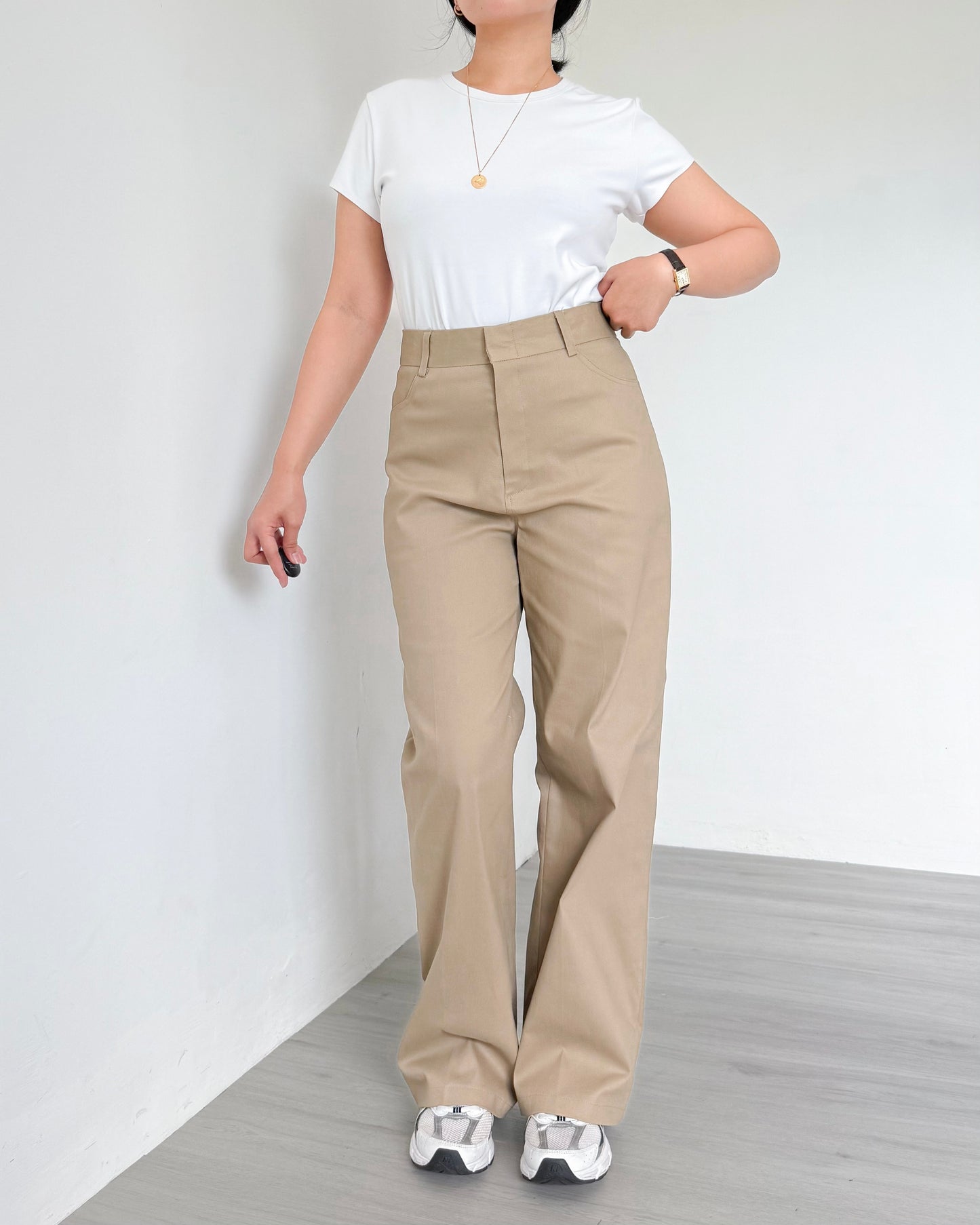 Celeste Straight Cut Structured Pants