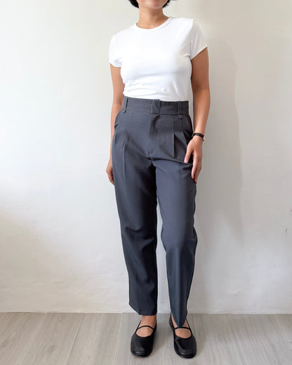 Ruth Pleated Tapered Ankle Pants