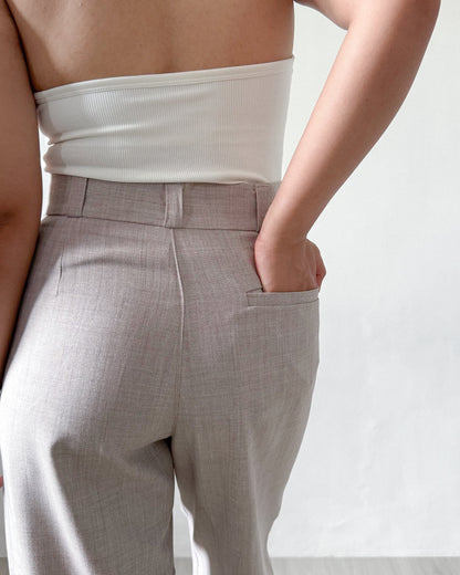 Ezra Linen Blend Wide Pants