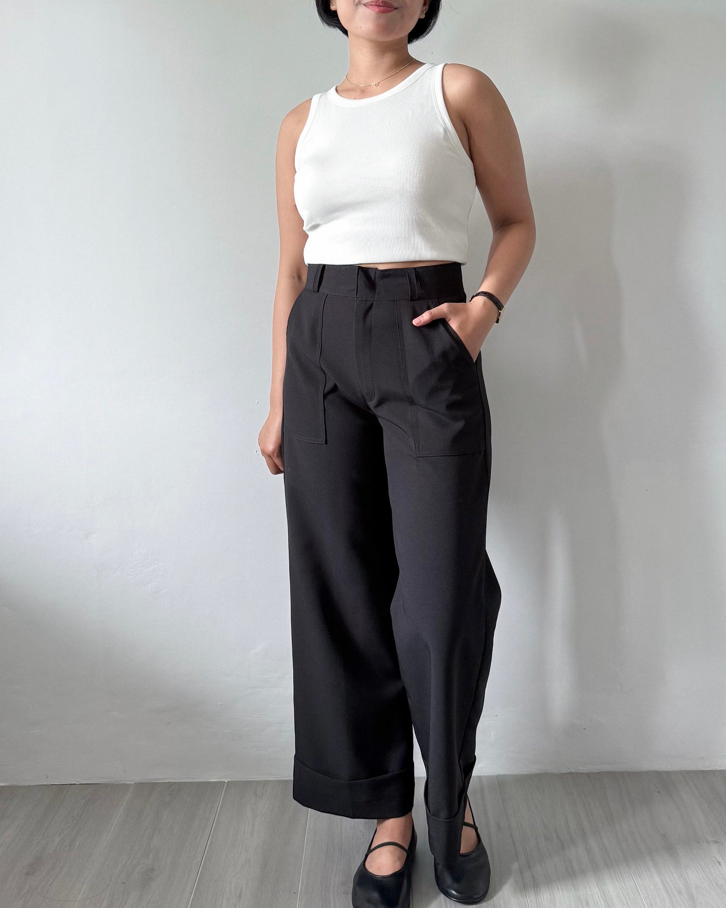 Faith Wide Straight Culottes Pants